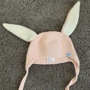 Bunny ear crochet hat